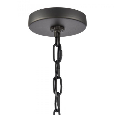 Elk Augusta 19 Inch High 1 Light Outdoor Hanging Light Matte Black Model: 90013/1
