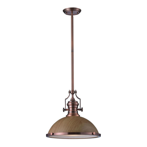 Elk Autumn Breeze 17 inch MEDIUM OAK SHADE ONLY in Brown Finish Model: 66644MO