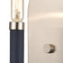 Elk Avenue 1 Light SCONCE in Satin Nickel Navy Blue Navy Blue Finish Model: D4659