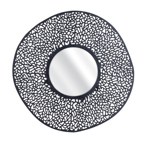 Elk Azoni Wall Mirror in Matte Black Model: S0806-12115