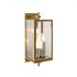 Elk Back Bay 16.75 Inch High 3 Light Outdoor Sconce in Aged Brass Model: 1150-AG-CL