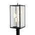 Elk Back Bay 23.25 Inch High 3 Light Outdoor Post Light in Aged Brass Model: 1152-AG-CL