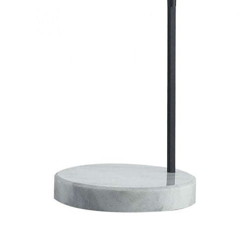 Elk Banded Shade FLOOR LAMP in Matte Black Finish Model: D2730