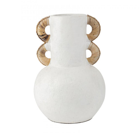 Elk Barcelona Vase Large in White Finish Model: S0077-9121
