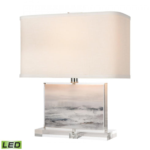 Elk Barnes 18 Inch High 1 Light Table Lamp in Gray Includes LED Bulb Model: H0019-8067-LED