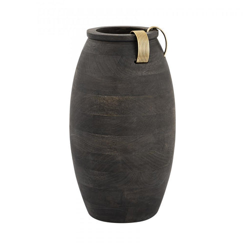 Elk Barone VASE JAR BOTTLE (2 pack) (2 pack) in Black Finish Model: H0807-9264