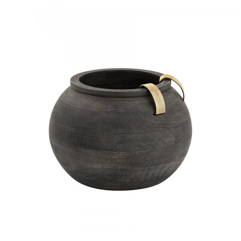Elk Barone VASE JAR BOTTLE (2 pack) (2 pack) in Black Finish Model: H0807-9265