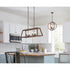 Elk Barrow ISLAND LIGHT in Matte Black Finish Model: 81417/6