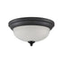 Elk Basics FLUSH MOUNT in Black Finish Model: 7002FM/60