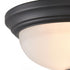 Elk Basics FLUSH MOUNT in Black Finish Model: 7002FM/60