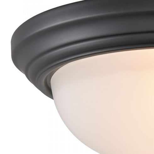 Elk Basics FLUSH MOUNT in Black Finish Model: 7003FM/60