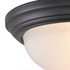 Elk Basics FLUSH MOUNT in Black Finish Model: 7003FM/60