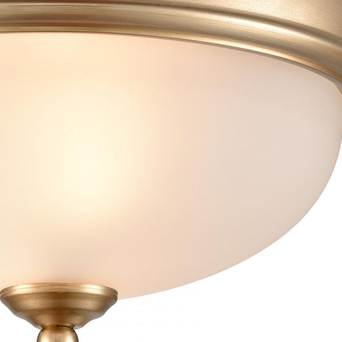 Elk Basics FLUSH MOUNT in Satin Gold Finish Model: 7002FM/50