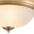 Elk Basics FLUSH MOUNT in Satin Gold Finish Model: 7013FM/50