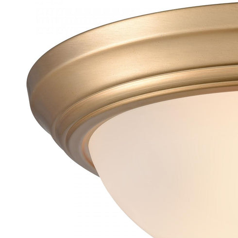 Elk Basics FLUSH MOUNT in Satin Gold Finish Model: 7013FM/50