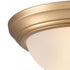 Elk Basics FLUSH MOUNT in Satin Gold Finish Model: 7013FM/50