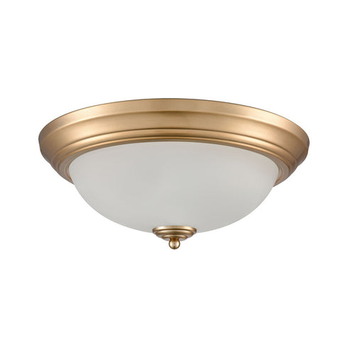 Elk Basics FLUSH MOUNT in Satin Gold Finish Model: 7013FM/50