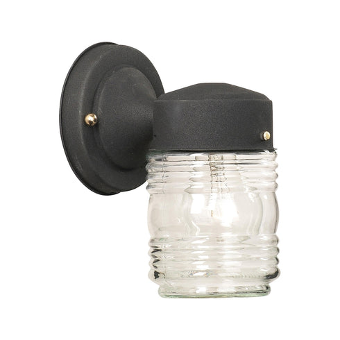 Elk Bath Essentials 1 Light SCONCE in Black Finish Model: SL7157