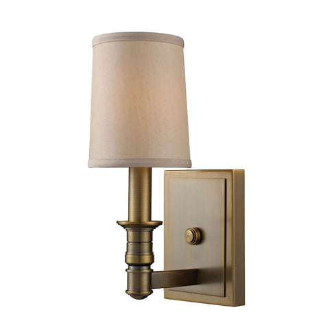 Elk Baxter SCONCE in Brushed Antique Brass Finish Model: 31260/1