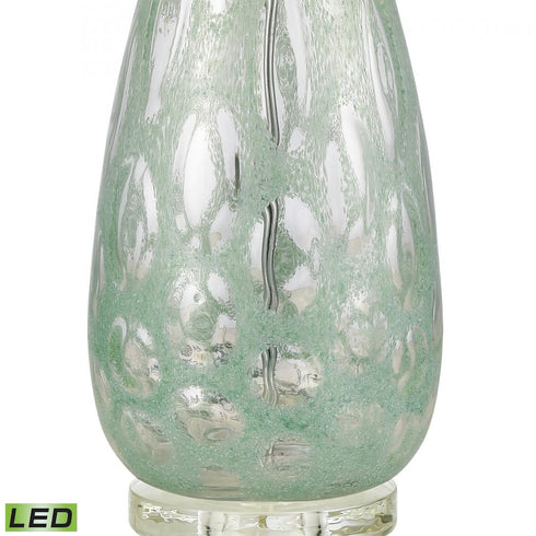 Elk Bayside Blues 29 Inch High 1 Light Table Lamp Mint Includes LED Bulb in Green Finish Model: D4708-LED
