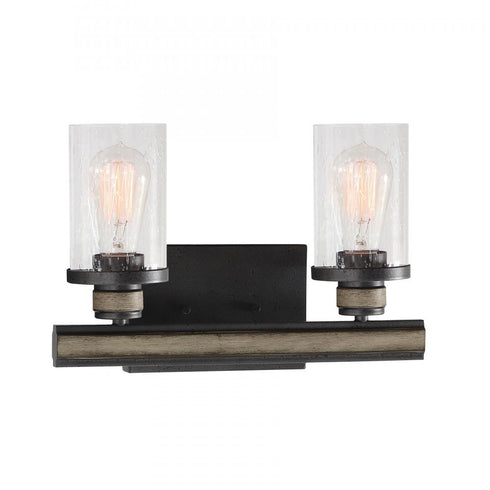 Elk Beaufort VANITY LIGHT in Anvil Iron Finish Model: 89153/2
