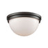 Elk Beckett 2 Light FLUSH MOUNT in Oil Rubbed Bronze Finish Model: CN120231