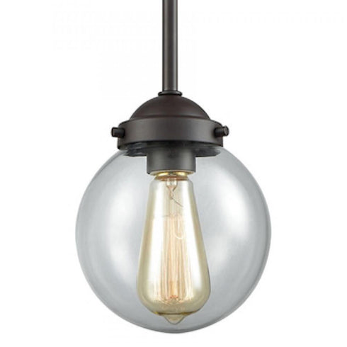 Elk Beckett MINI PENDANT in Oil Rubbed Bronze Finish Model: CN129151