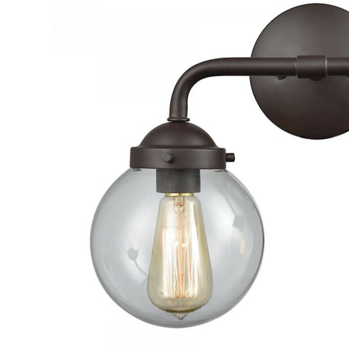 Elk Beckett VANITY LIGHT in Oil Rubbed Bronze Finish Model: CN129211