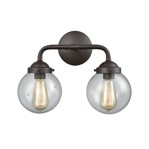 Elk Beckett VANITY LIGHT in Oil Rubbed Bronze Finish Model: CN129211