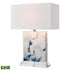 Elk Belhaven 28 Inch High 1 Light Table Lamp in Blue Includes LED Bulb Model: H019-7229-LED