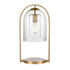 Elk Bell Jar 20 Inch High 1 Light Desk Lamp in Aged Brass Model: S0019-9579