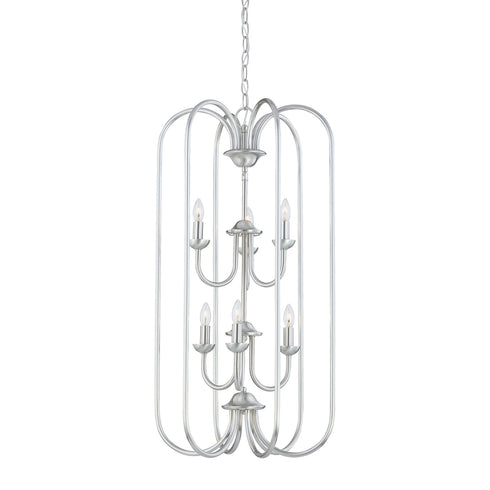 Elk Bella 6 Light CHANDELIER in Brushed Nickel Finish Model: SL891878