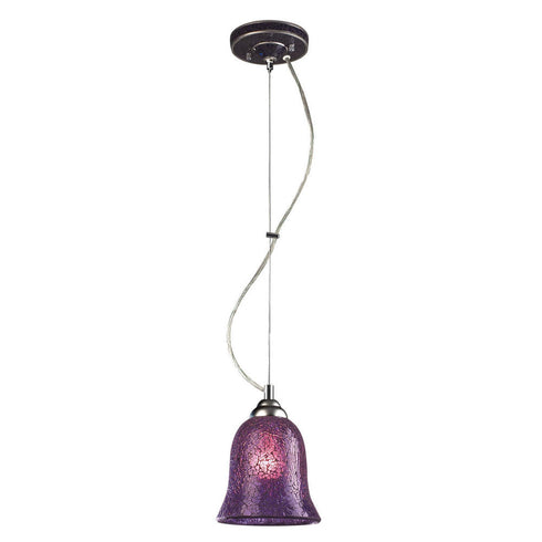Elk Bellisimo 1 Light PENDANT in Chrome Silver Finish Model: 1305-1PLC