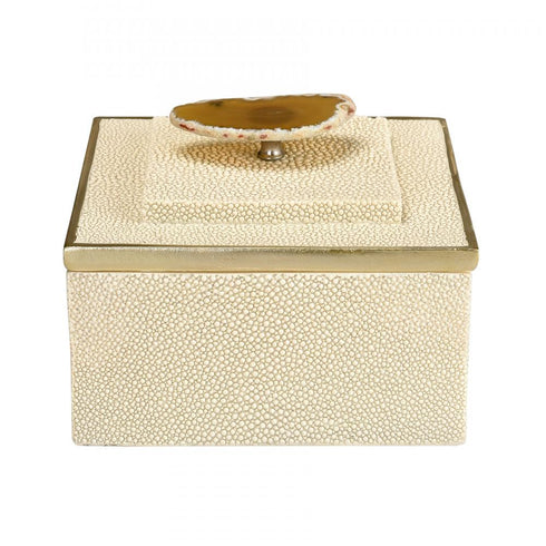 Elk Benner BOX BIN BASKET in White Finish Model: S0036-8949/S2