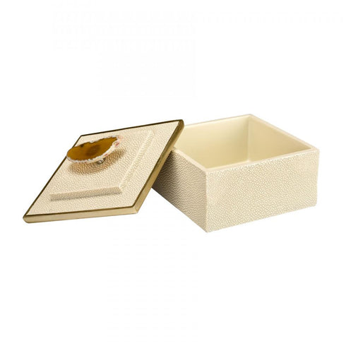 Elk Benner BOX BIN BASKET in White Finish Model: S0036-8949/S2