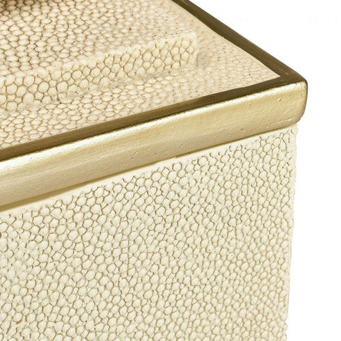 Elk Benner BOX BIN BASKET in White Finish Model: S0036-8949/S2