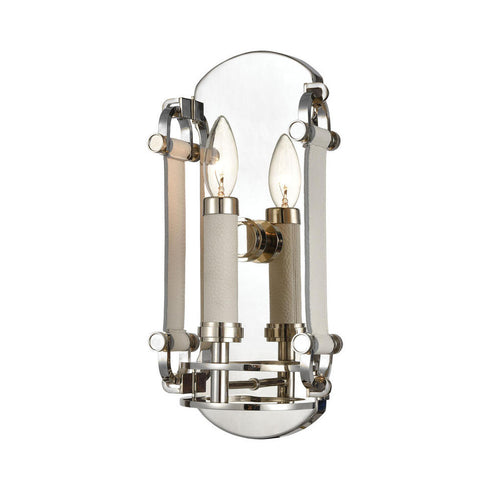 Elk Bergamo 1 Light SCONCE in Polished Nickel Finish Model: 16350/1
