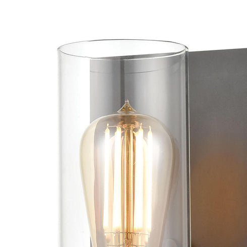 Elk Bergenline VANITY LIGHT in Matte Black Finish Model: 12140/1