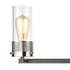 Elk Bergenline VANITY LIGHT in Matte Black Polished Nickel Polished Nickel Finish Model: 12143/4
