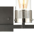 Elk Bergenline VANITY LIGHT in Matte Black Polished Nickel Polished Nickel Finish Model: 12143/4