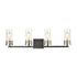 Elk Bergenline VANITY LIGHT in Matte Black Polished Nickel Polished Nickel Finish Model: 12143/4