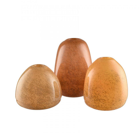 Elk Berk Vase Medium (2 pack) (2 pack) in Orange Finish Model: S0014-10112