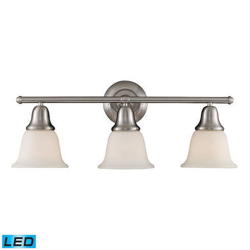 Elk Berwick VANITY LIGHT in Brushed Nickel Finish Model: 67022-3-LED