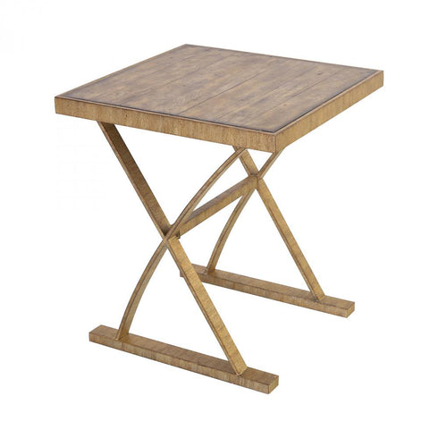 Elk Better Ending ACCENT TABLE in Aged Gold Finish Model: 164-005