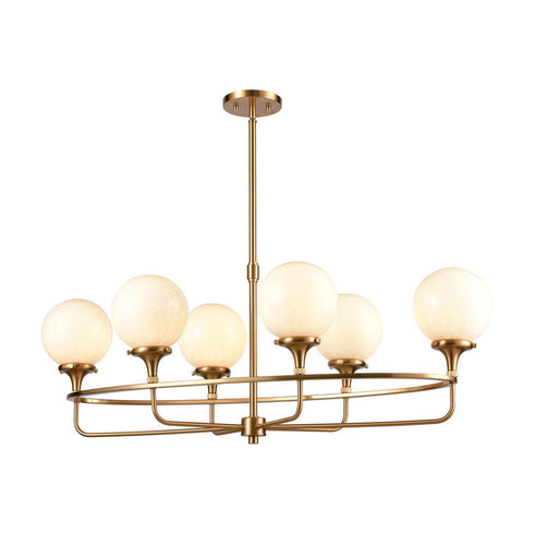 Elk Beverly Hills ISLAND LIGHT in Satin Brass Finish Model: 30147/6