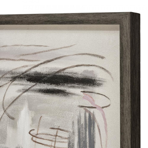Elk Beyer IV Abstract Framed Wall Art in Black Finish Model: H0056-10902