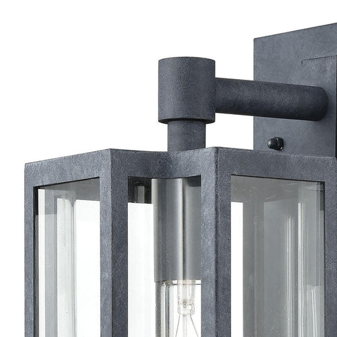Elk Bianca EXTERIOR WALL SCONCE in Aged Zinc Finish Model: 45164/1