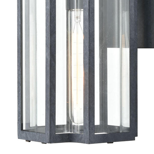 Elk Bianca EXTERIOR WALL SCONCE in Aged Zinc Finish Model: 45164/1