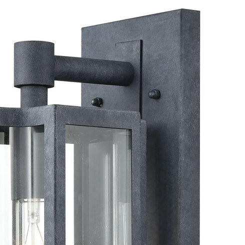 Elk Bianca EXTERIOR WALL SCONCE in Aged Zinc Finish Model: 45164/1
