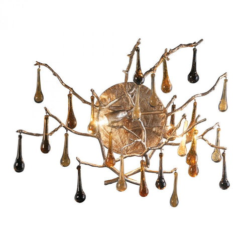 Elk Bijou 2 Light Wall Sconce in Silver Leaf Model: 1720/2